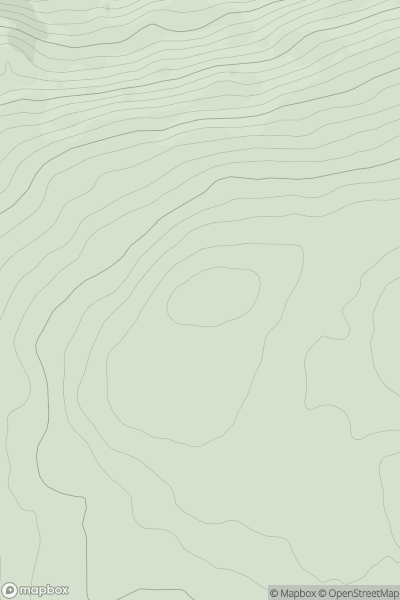 Thumbnail image for Cefn Coch [Bala to Welshpool] [SJ001354] showing contour plot for surrounding peak